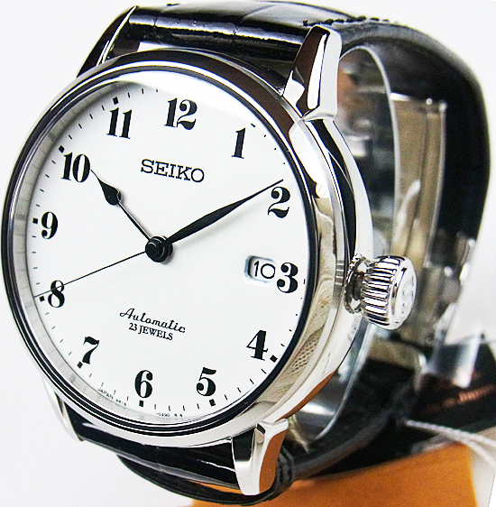 【美品】セイコー ホーローダイアル6R15-02Z0/SARX027自動巻き時計SEIKOのP
